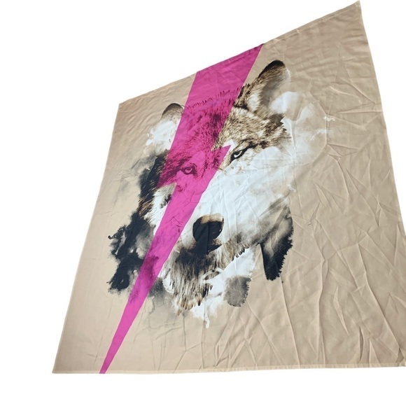 Deny Designs Bowie wolf shower curtain - Picture 6 of 7